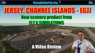 MSFS2020  JERSEY CHANNEL ISLANDS  EGJJ  NEW SCENERY FROM FLY X SIMULATIONS  IS IT ANY GOOD [upl. by Nehte]