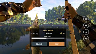 Catching a big grass pickerel in taxes FishingPlanet [upl. by Vivyan]