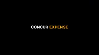 Concur Expense Demo Extended [upl. by Ranilopa]