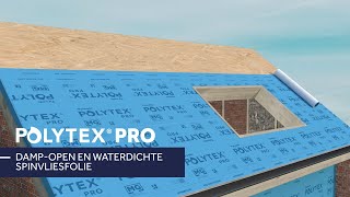 Installatie Polytex® Pro extreem dampopen spinvliesfolie  Meuwissen Gerritsen [upl. by Limak]