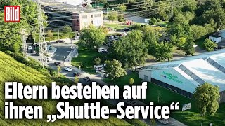 „Elterntaxi“Chaos vor Privatschule in Hessen [upl. by Meyeroff]