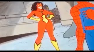 Spider Man amp Spider Woman defeat mechanical spider  SpiderWoman Easter egg 1979 [upl. by Diandra]