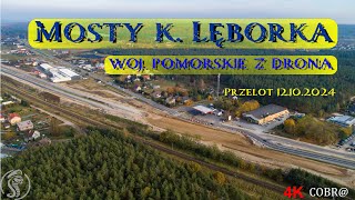 Mosty k Lęborka przelot dronem 27102024 [upl. by Tiras869]