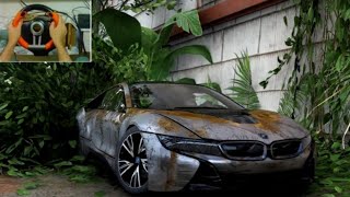 Rebuilding BMW i8 super  Forza Horizon 5  PXN PC Racing Wheel [upl. by Ahsitaf]