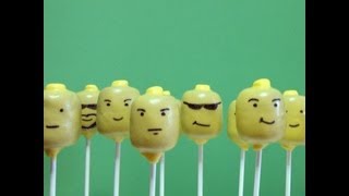 HOW TO MAKE LEGO MEN CAKE POPS [upl. by Eniretak]