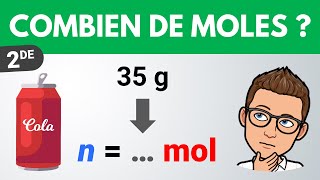 Calculer le nombre de molécules et de moles  Seconde  PhysiqueChimie [upl. by Egrog]