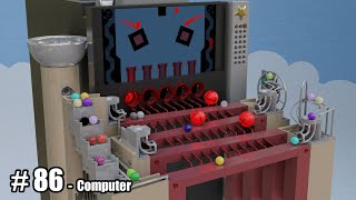 Computer  Algodoo  3D Marble Race [upl. by Eanrahs]