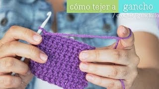 Como tejer con gancho ¡aprende ya  Mini serie de Tejido EP 1 [upl. by Nohtahoj]