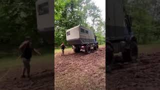 Unimog rutscht bißchen Abenteuer Allrad 2024 [upl. by Ilysa]