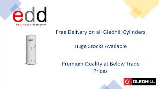 Efficient Hot Water Solutions Gledhill Unvented Stainless Platinum Direct Cylinder 150L PLTDR150 [upl. by Tawney]