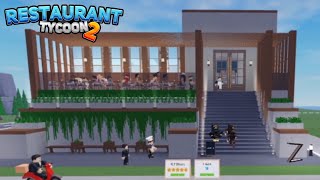 Restaurant Tycoon 2  Modern Coffee shop  design 43 [upl. by Blanch]