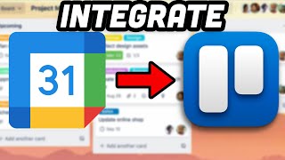 How To Integrate Trello With Google Calendar  Sync Trello with Google Calendar 2024 [upl. by Annatnom]