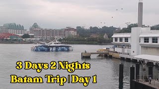 Batam Trip Day 1 Part 1 Journey to Batam [upl. by Maxma]