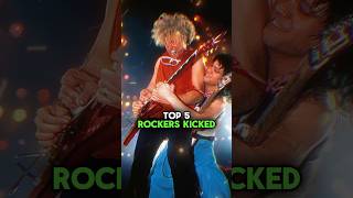 TOP 5 ROCKERS KICKED OUT OF THEIR BANDS shorts musichistory musicshorts [upl. by Yrak]