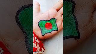 How to draw Bangladesh flag 🇧🇩🥰drawing viralshort shorts [upl. by Idnor]