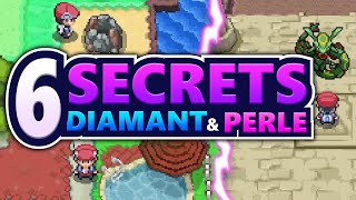 6 SECRETS amp ASTUCES DANS POKÉMON DIAMANT amp PERLE [upl. by Suillenroc]