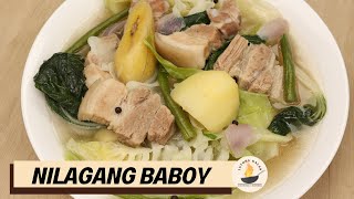 Nilagang Baboy with Repolyo and Saging na Saba Recipe [upl. by Nerin]