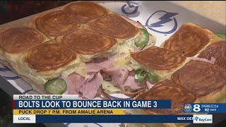 New food merch options at Amalie Arena for Lightning’s first home playoff game [upl. by Oribelle]