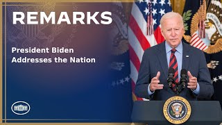 President Biden Addresses the Nation ASL [upl. by Reddin]