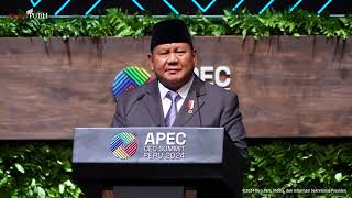 Keynote Speech Presiden Prabowo pada APEC CEO Summit Peru 2024 Lima 14 November 2024 [upl. by Mazurek]