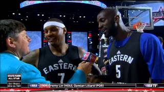 Kevin Garnett amp Carmelo Anthony make fun of Craig Sagers suit [upl. by Wakefield]