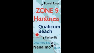 Qualicum Beach  Zone 9 Hardiness for Gardening and Planting  winter temperatures 07 C [upl. by Petite941]