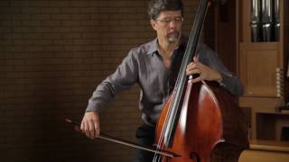 Bach Cello Suite No 4 in Eb I Prelude  Jeff Bradetich double bass [upl. by Rochette]