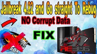 How To Jailbreak Your PS3 and Go straight To Rebug No Ferrox No corrupt data  FIX 2018 Easy Easy [upl. by Oiralih]