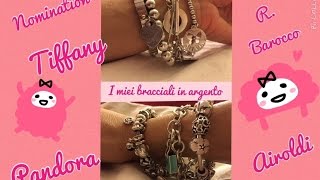 💎💎💎TUTTI I MIEI BRACCIALI IN ARGENTO💎💎💎 [upl. by Ennoid]