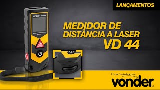 Medidor de Distância a Laser VD 44 VONDER [upl. by Nodanrb]