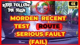 morden Real testroute  serious fault FAIL 2024  NEW  06th May 24  at 1004am [upl. by Ellenrad]