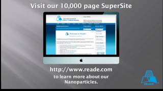 Nanoparticles  Nanomaterials  Nanoparticle dispersions  Metal nanoparticles from READE [upl. by Ailehs]