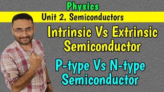 Intrinsic vs Extrinsic Semiconductors  N type vs P type Semiconductor  PHYSICS  in हिन्दी [upl. by Anirtak501]