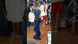 farruquito y su hijo bailando en boda Sevilla [upl. by Anahsak]