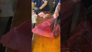 Bluefin tuna cutting skills [upl. by Pelletier579]