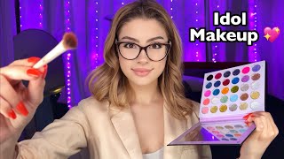 ASMR Doing Your Makeup Youre a CELEBRITY 📷 Layered Sounds Personal Attention For SLEEP 😴 [upl. by Ittak]