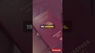 Top 5 strongest Passports in the World facts travel [upl. by Kahl]