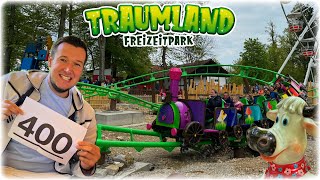 NEUESTE ACHTERBAHN Deutschlands in tollem FAMILIENPARK TRAUMLAND 2024 Epfan95 Videoblog [upl. by Letizia]