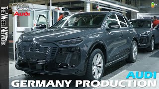 Audi Q6 etron Production in Germany [upl. by Kingsbury]