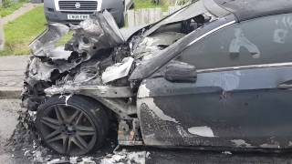 Staverton Dramas  AMG s400 MERC   CAR SET ON FIRE [upl. by Gwenny]