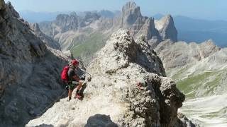 ferrata CATINACCIO dANTERMOIA [upl. by Atnoled]