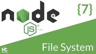 Nodejs Tutorial  7 File System [upl. by Ovatsug]