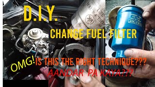 DIY FUEL FILTERMB220900 CHANGE  DID I DO THE RIGHT THING [upl. by Ailyt]