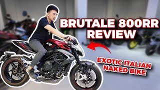 MV Agusta Brutale 800RR Review  Soundcheck Titanium MV Exhaust [upl. by Arteid]