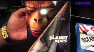 Planet of the Apes 5Film Collection Blu Ray Unboxing [upl. by Grier516]