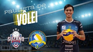 PAULISTA DE VÔLEI  SUZANO VÔLEI X SANTO ANDRÉ [upl. by Anatol881]