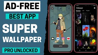 Best Free Super Wallpaper App for Android [upl. by Gnoud]