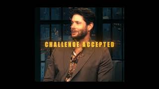 quotCHALLENGE ACCEPTEDquot  Soldier boy edit Jensen Ackles Interview KRUSHKRUSH Ultra Slowed [upl. by Felder]