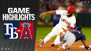 Rays vs Angels Game Highlights 4824  MLB Highlights [upl. by Ahsinik]