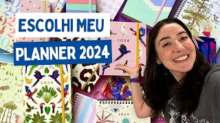 DECIDI QUAL VAI SER MEU PLANNER PARA 2024 [upl. by Etnauq915]